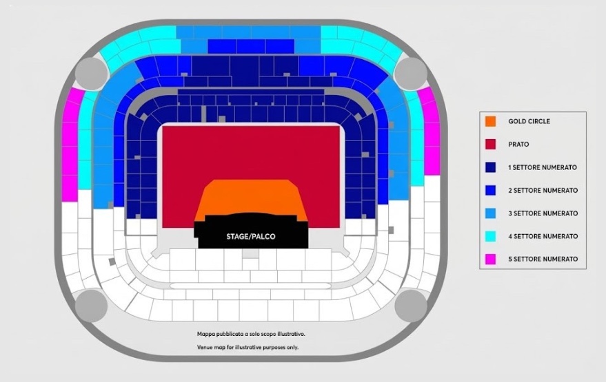 Mappa - Stadio San Siro